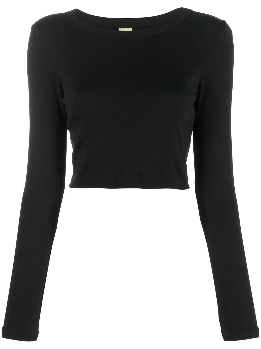 Cropped Organic-Cotton Lt-Shirt