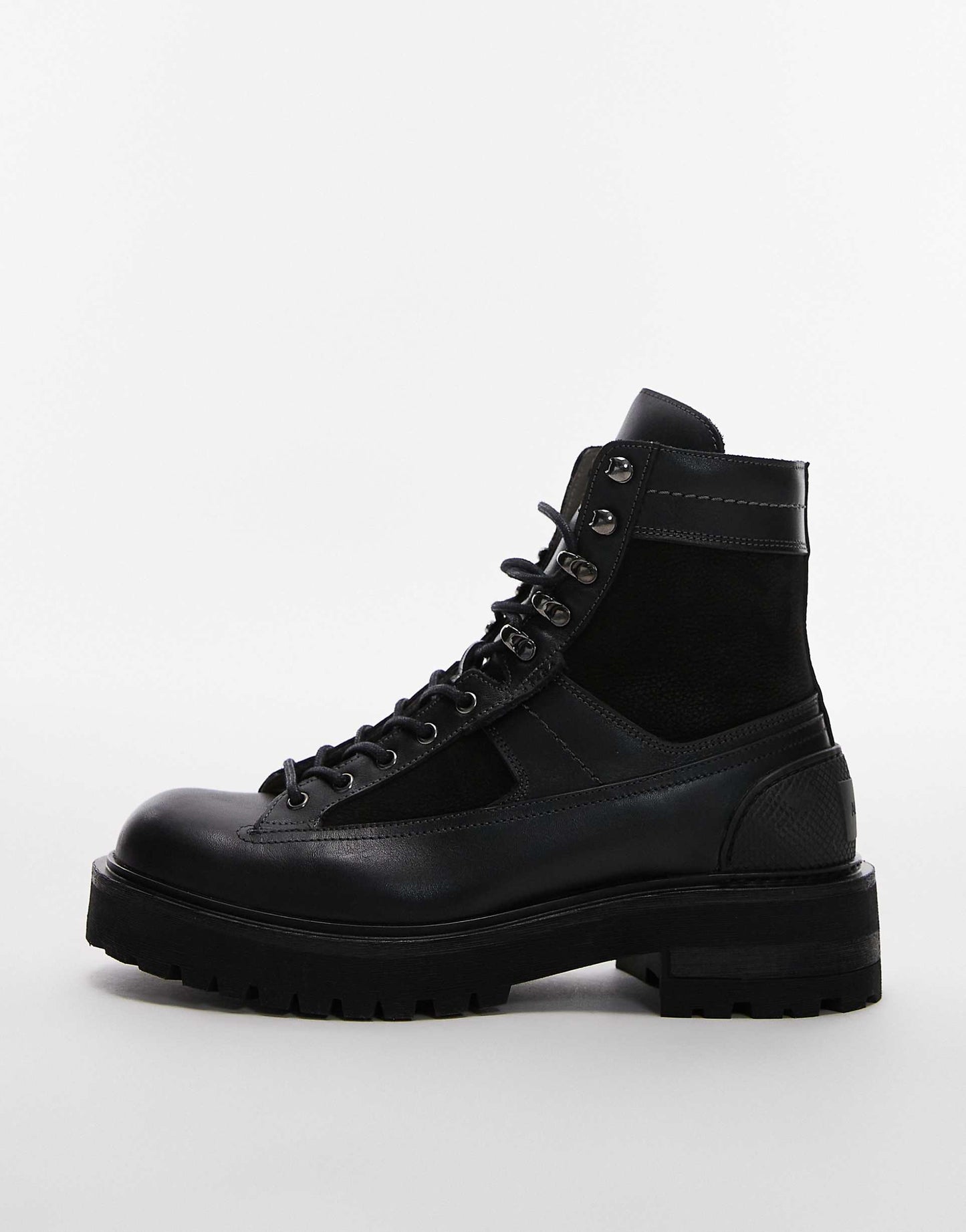 Hank Leather Combat Boots