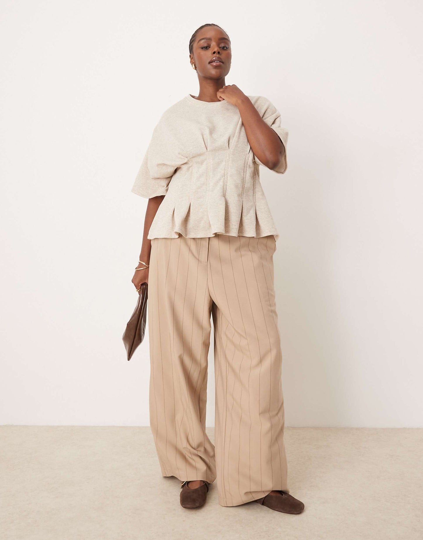 Curve Tailored Relaxed Straight Leg Trousers