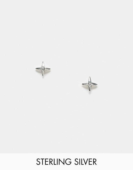 Crystal Star Stud Earrings