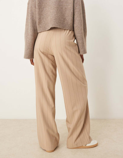 Tailored Relaxed Straight Leg Trousers