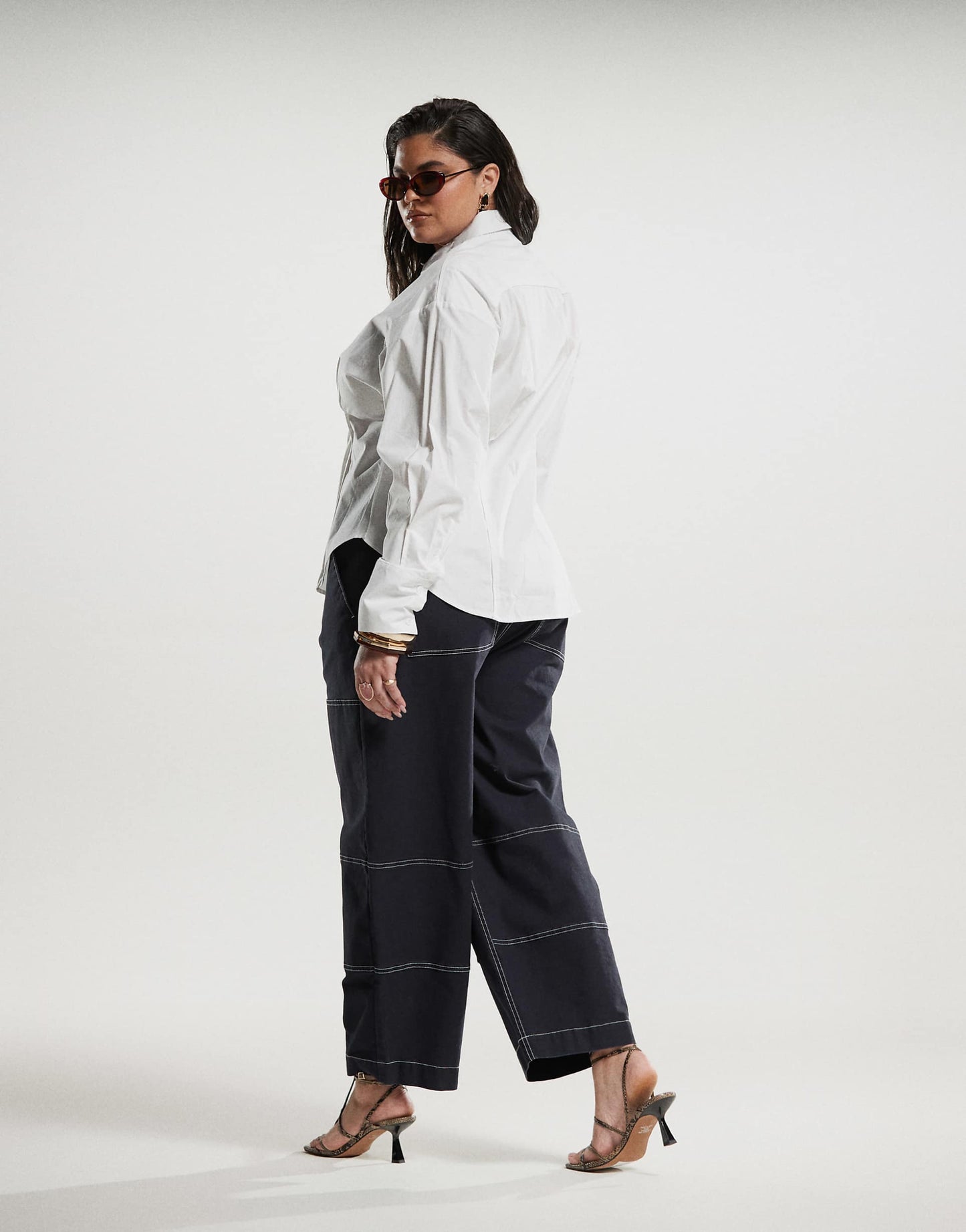 Curve Barrel Leg Trouser