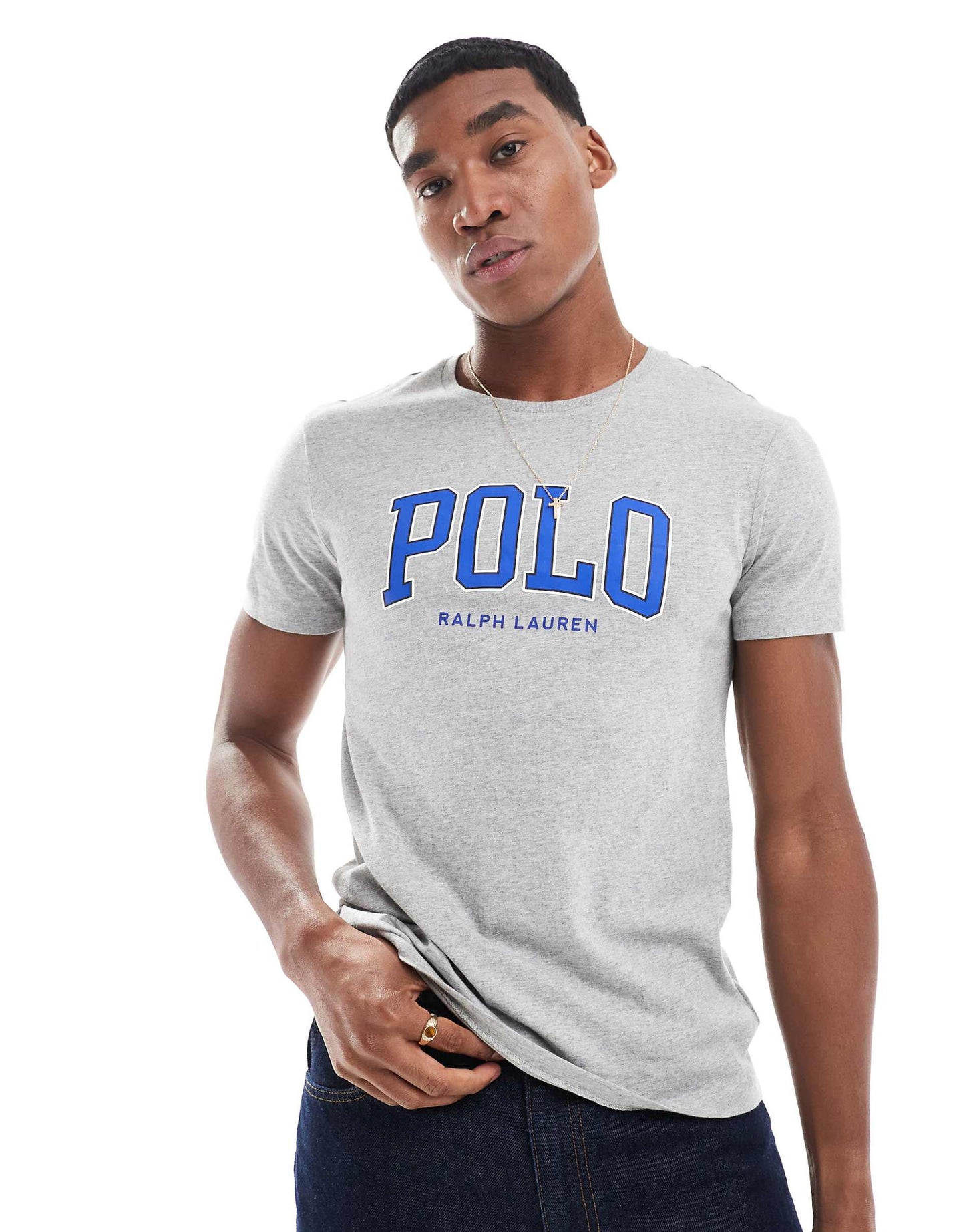 Chenile Logo Applique T-Shirt