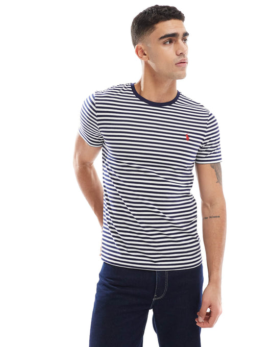 Icon Logo Stripe T-Shirt
