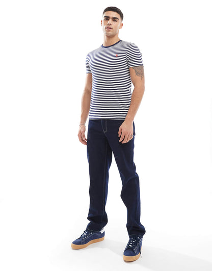 Icon Logo Stripe T-Shirt
