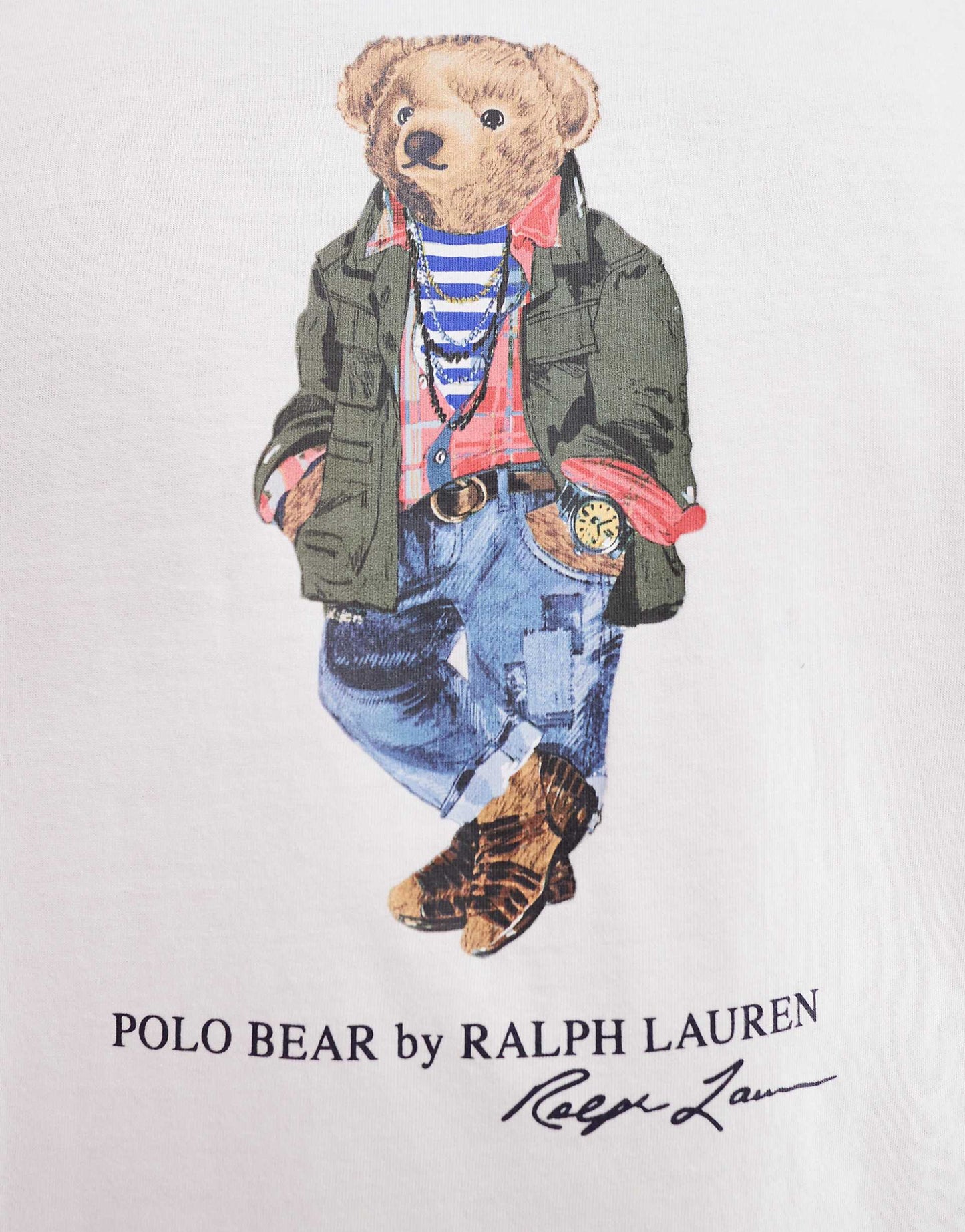 Explorer Bear Print T-Shirt Classic Oversized Fit