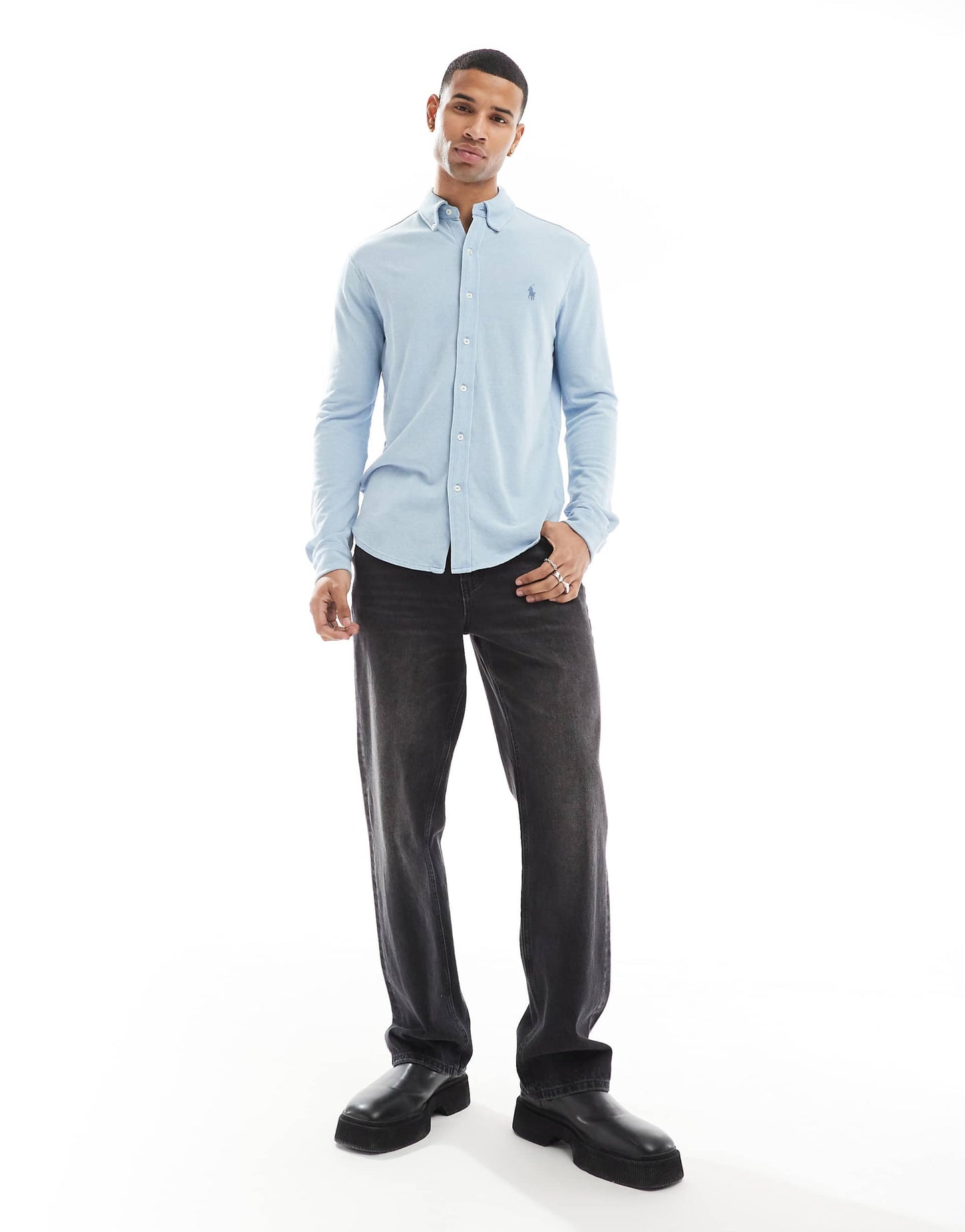 Icon Logo Pique Shirt