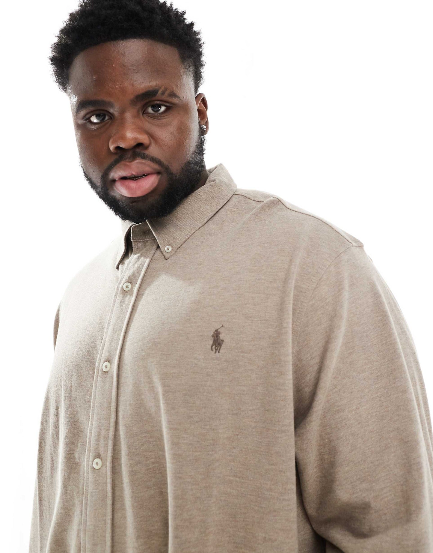 Big & Tall Icon Logo Pique Shirt