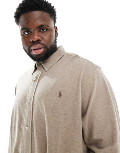 Big & Tall Icon Logo Pique Shirt