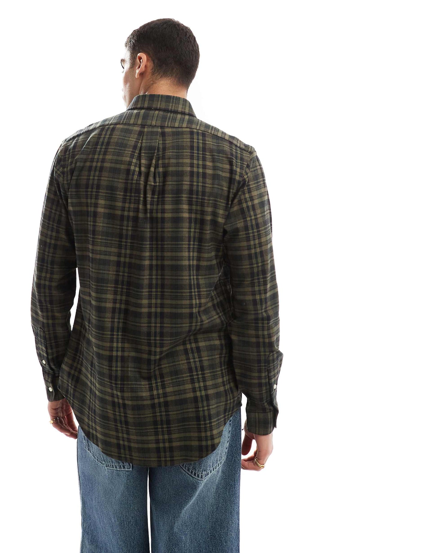 Icon Logo Check Performance Brushed Twill Shirt