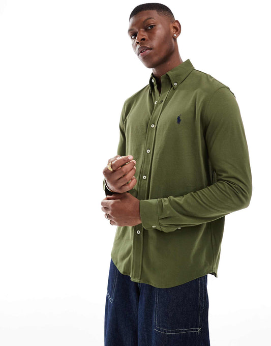 Icon Logo Pique Shirt