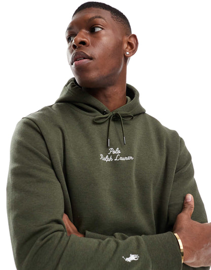 Central Script Logo Double Knit Hoodie