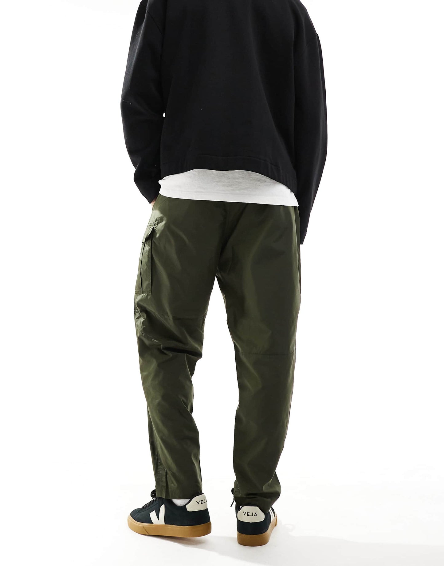Gold Icon Logo Ripstop Cargo Trousers