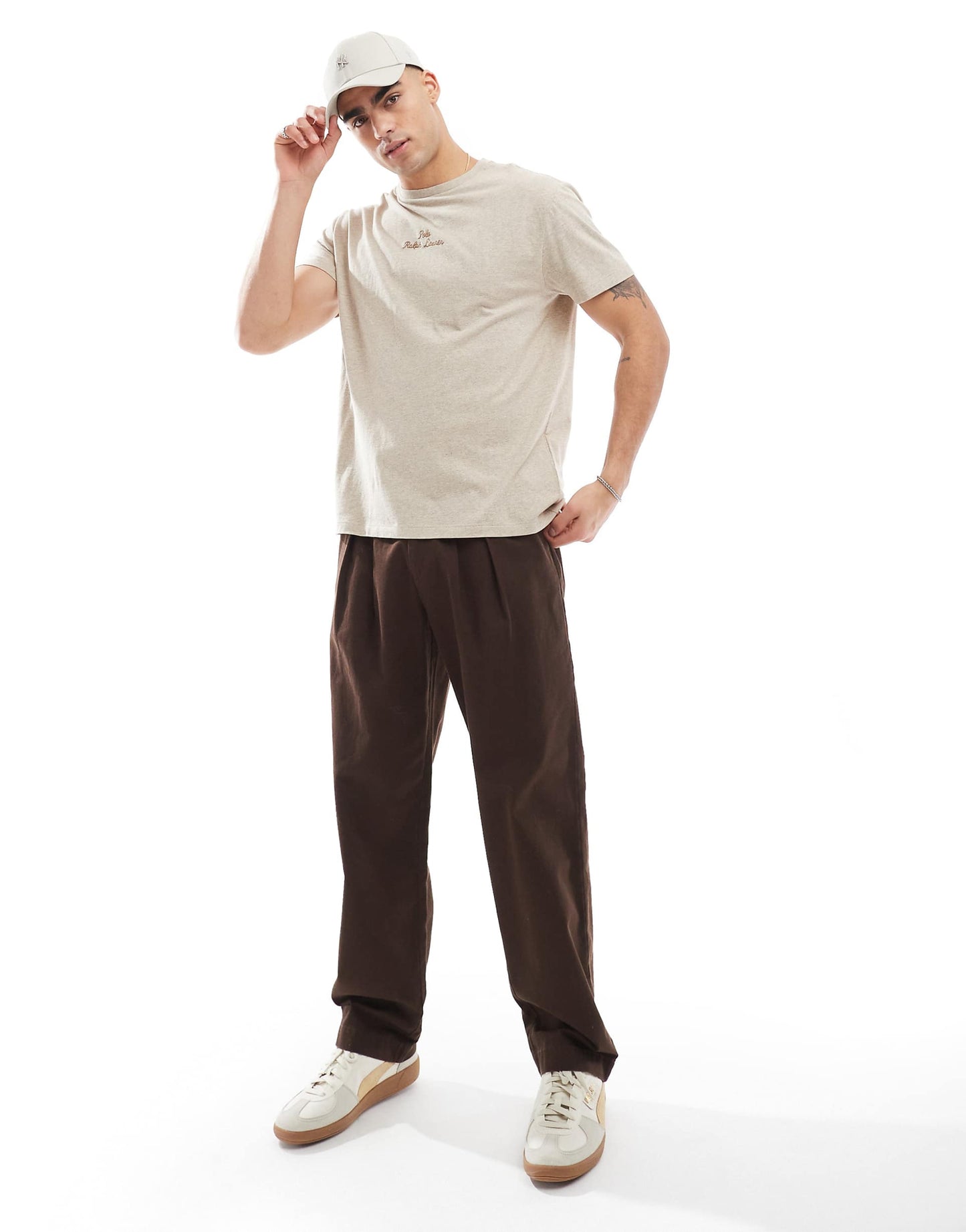 Central Script Logo T-Shirt Classic Oversized Fit