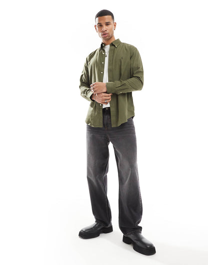 Icon Logo Performance Brushed Twill Shirt