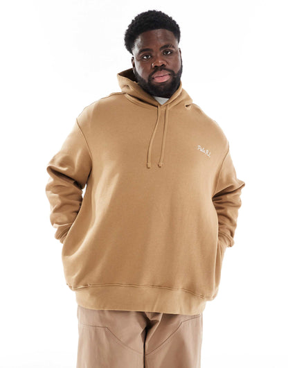 Big & Tall Explorer Bear Back Print Fleece Hoodie