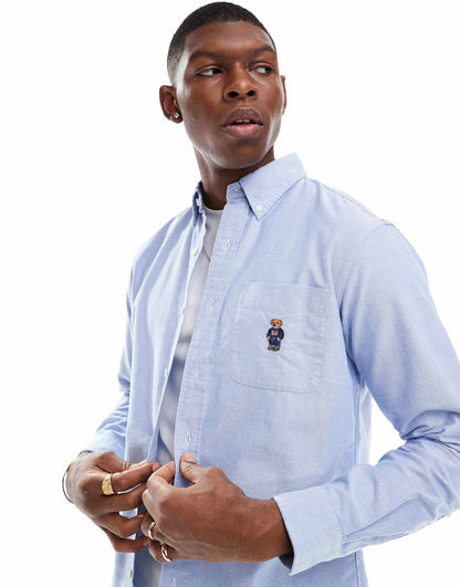 Bear Logo Oxford Shirt
