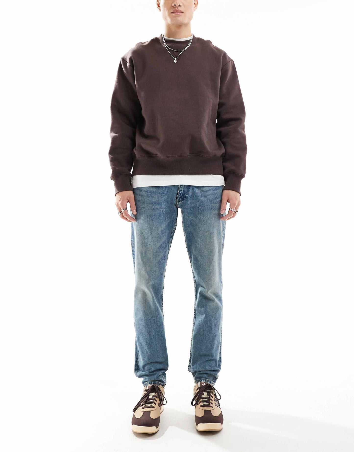 Parkside Icon Logo Back Pocket Low Straight Fit Jeans