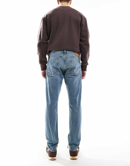 Parkside Icon Logo Back Pocket Low Straight Fit Jeans