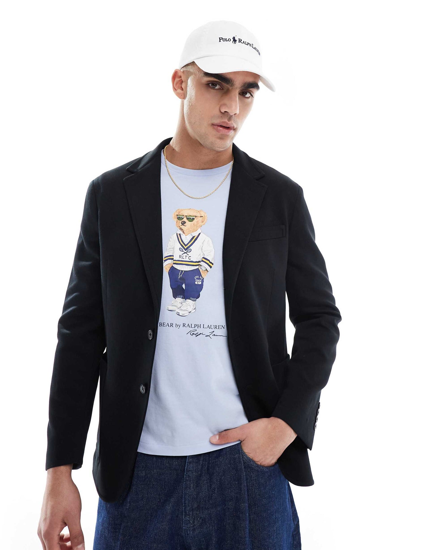 Single Breasted Double Tech Knit Blazer