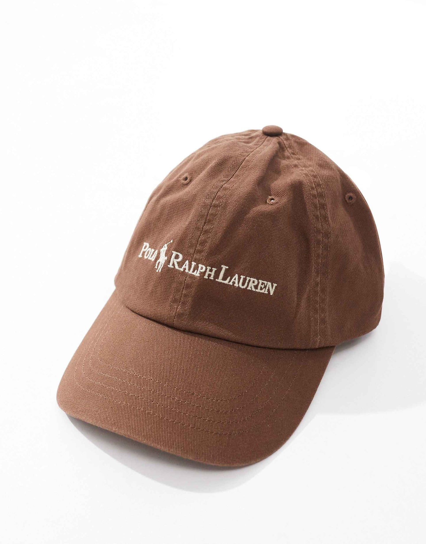 Large Logo Stretch Twill Baseball Cap