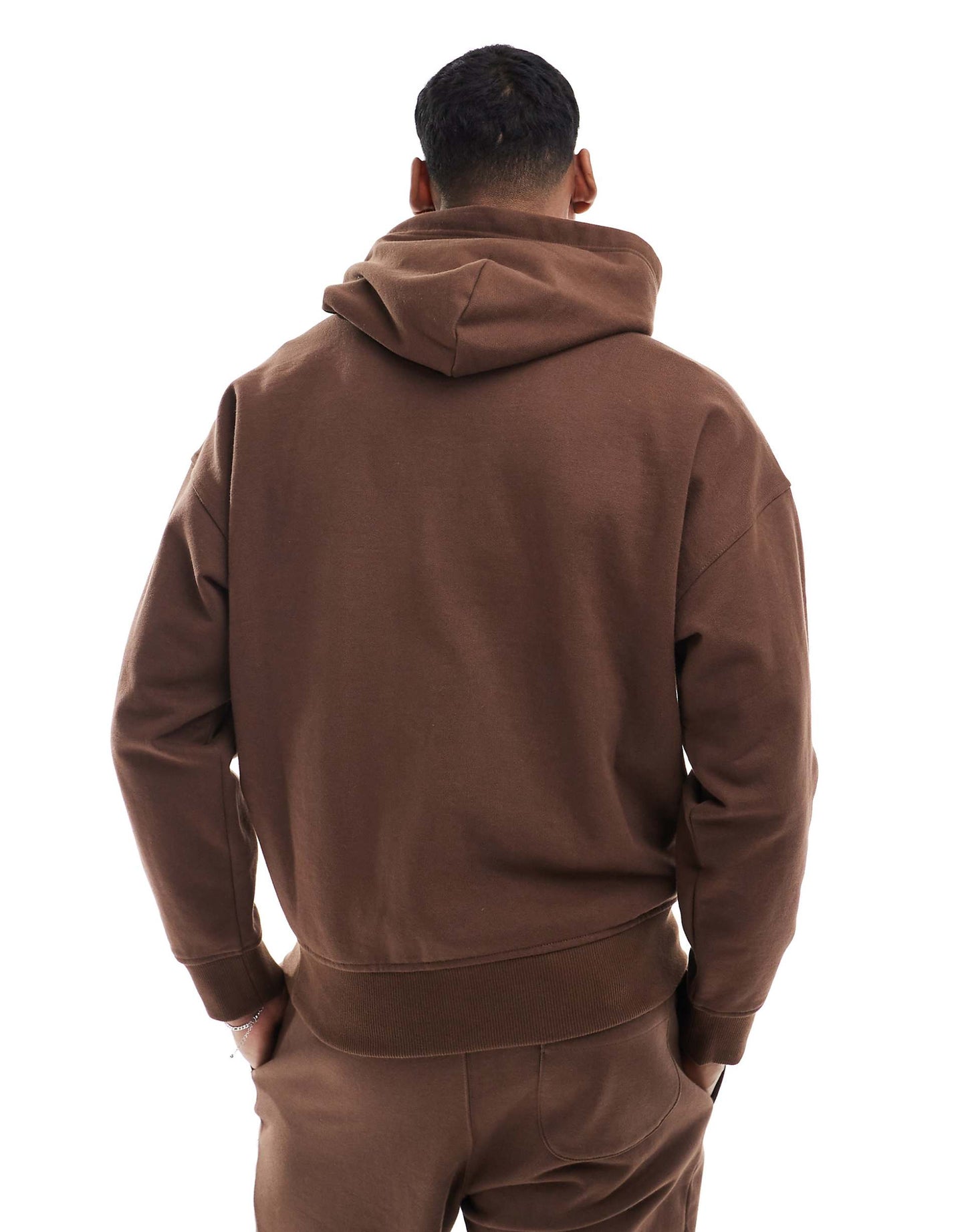 Script Player Logo Relaxed Oversized Heavyweight Fleece Hoodie