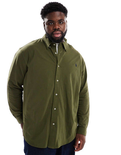 Big & Tall Icon Logo Pique Shirt