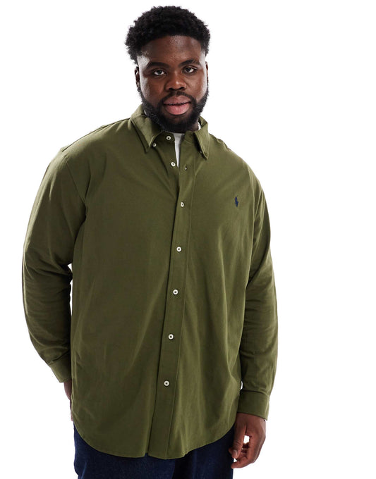 Big & Tall Icon Logo Pique Shirt