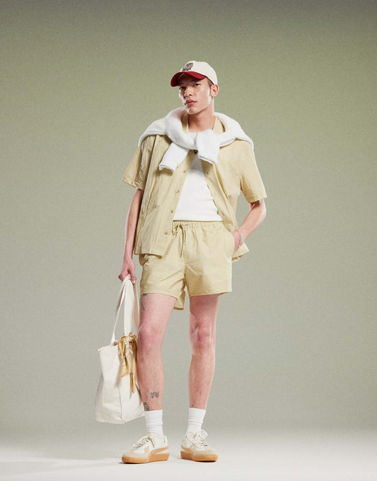 Co-Ord Seersucker Swim Shorts