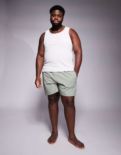Seersucker Swim Shorts