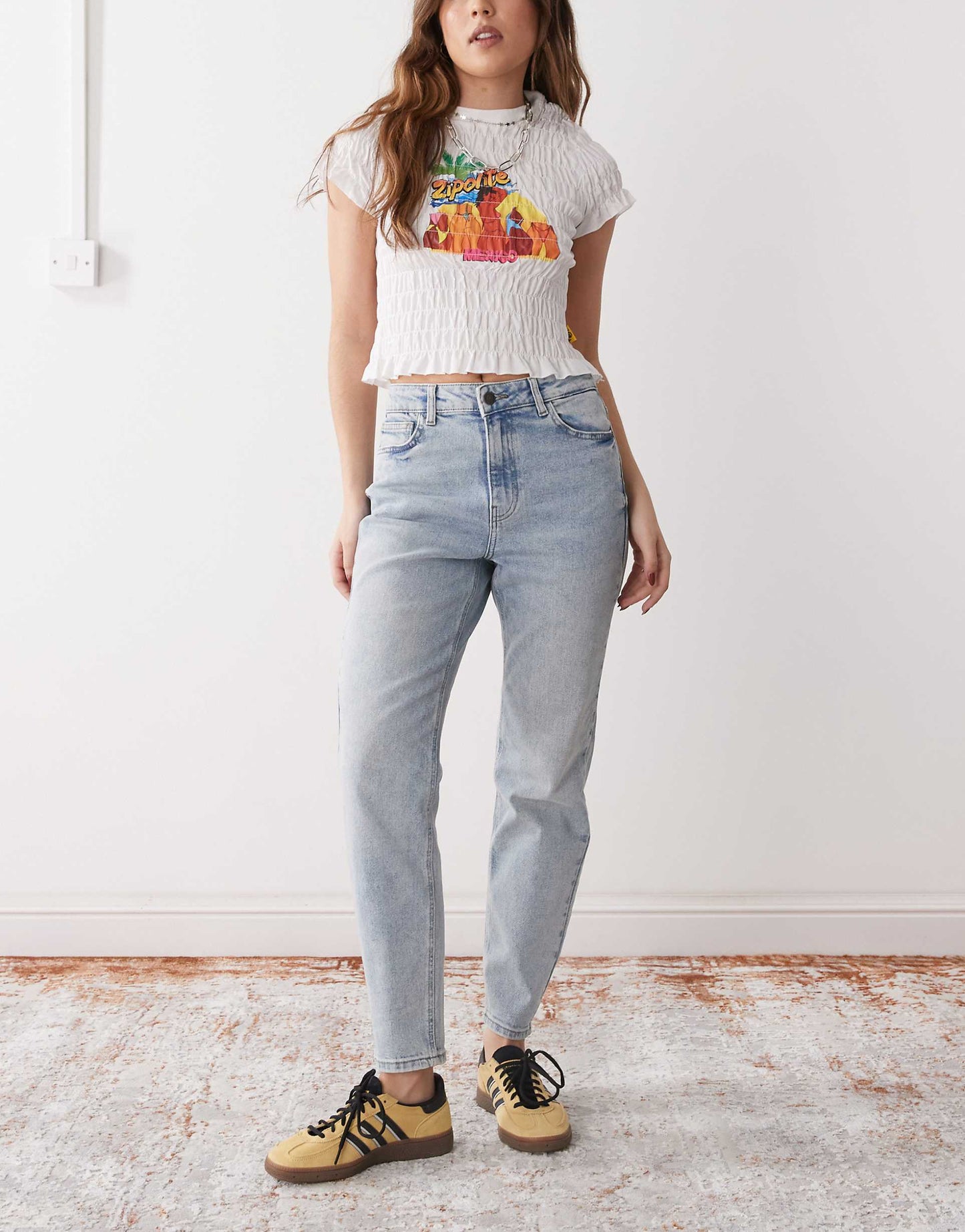 Moni High Waisted Straight Jeans