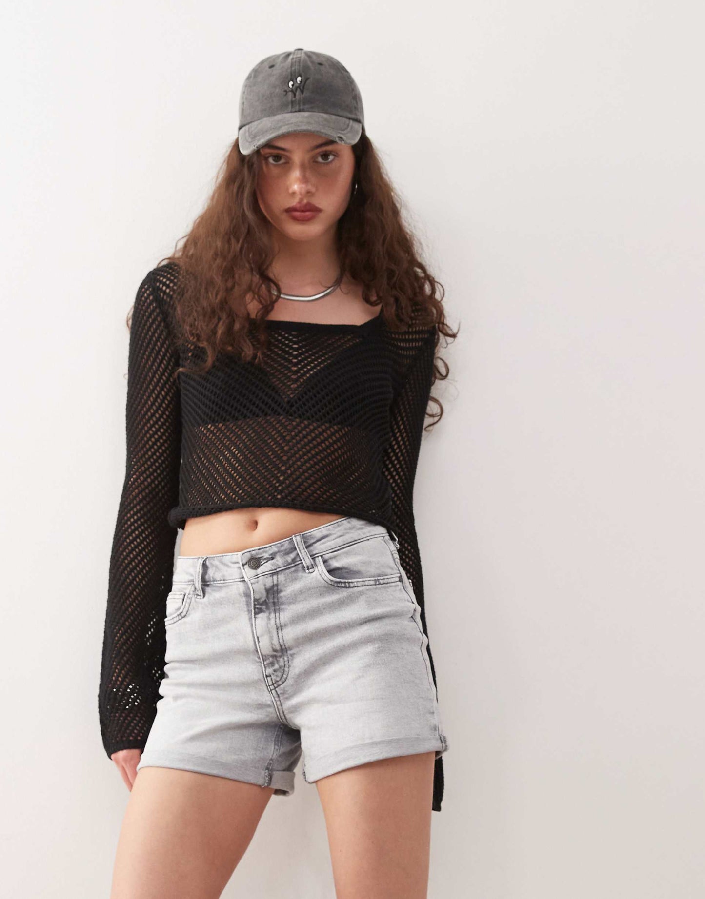 Moni High Waisted Denim Shorts