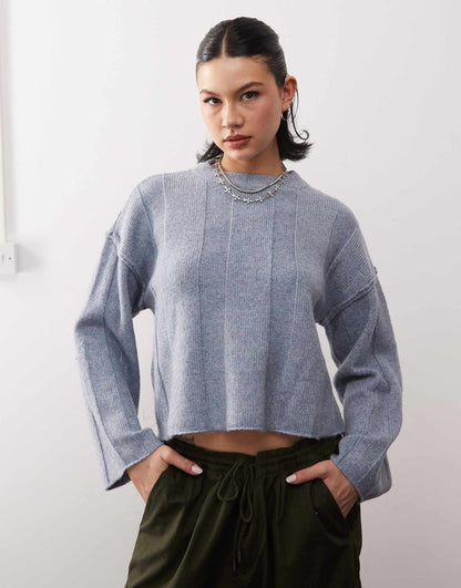 Textured Knitted Jumper