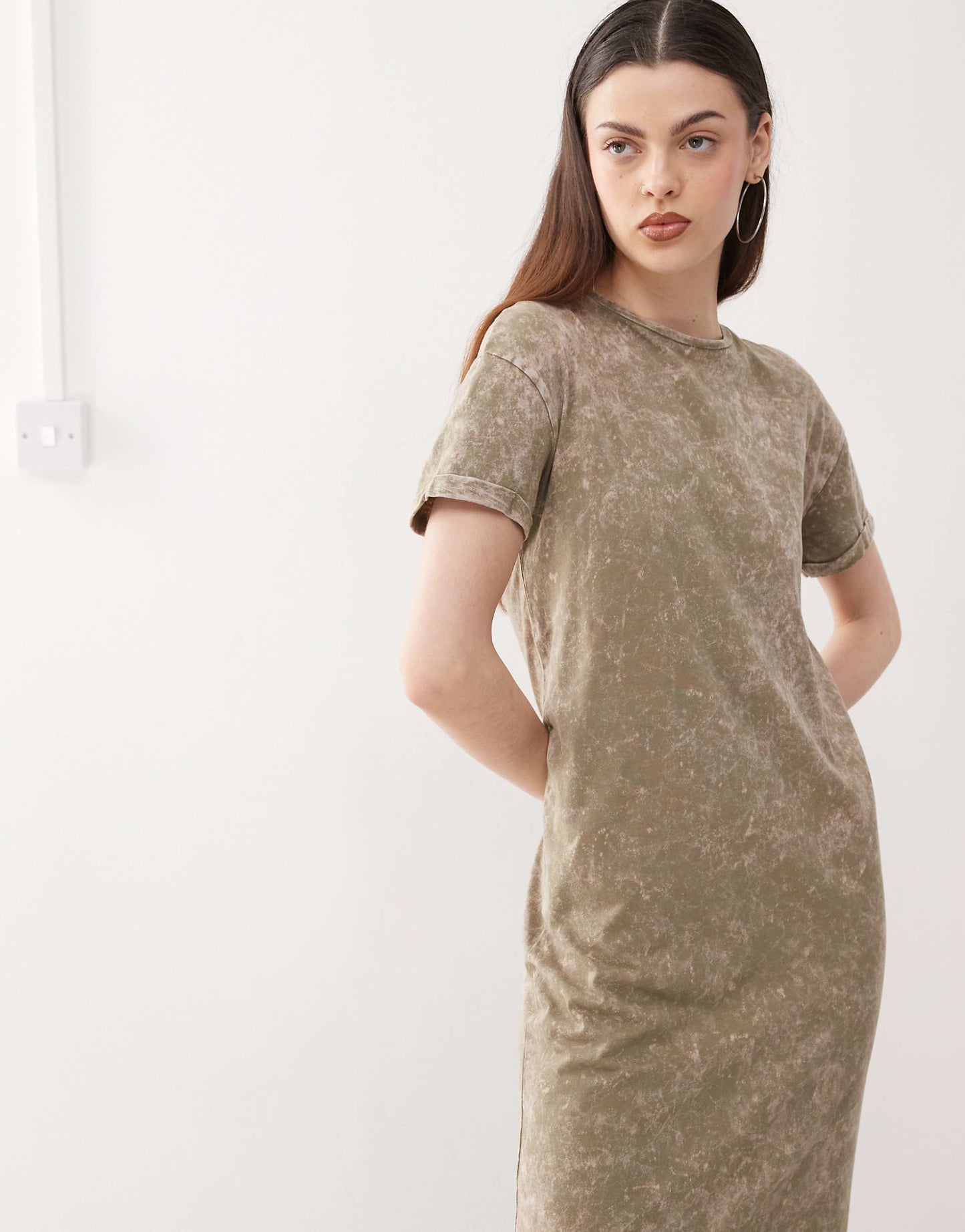 Midaxi Split T-Shirt Dress