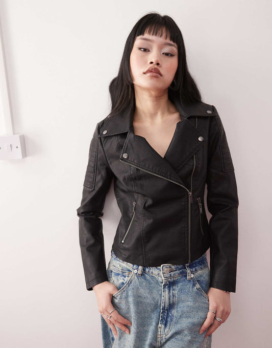 Leather Look Jacket