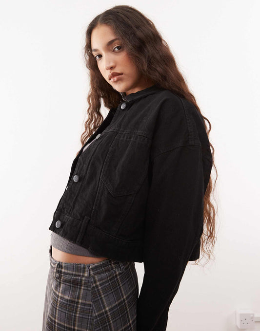 Cropped Denim Jacket