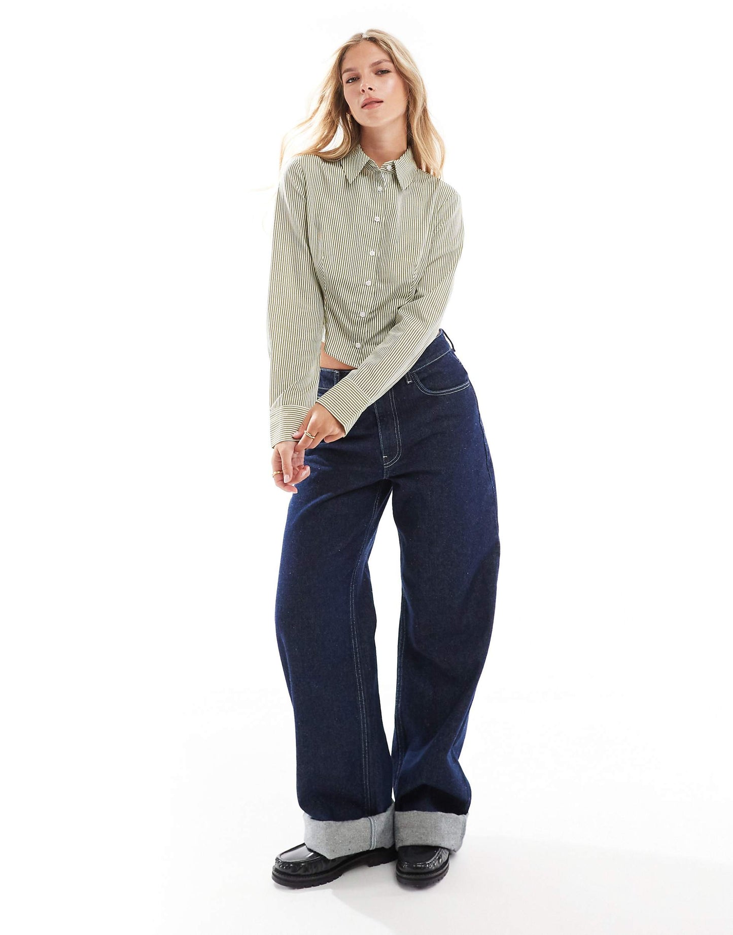 Fitted Cropped Shirt
