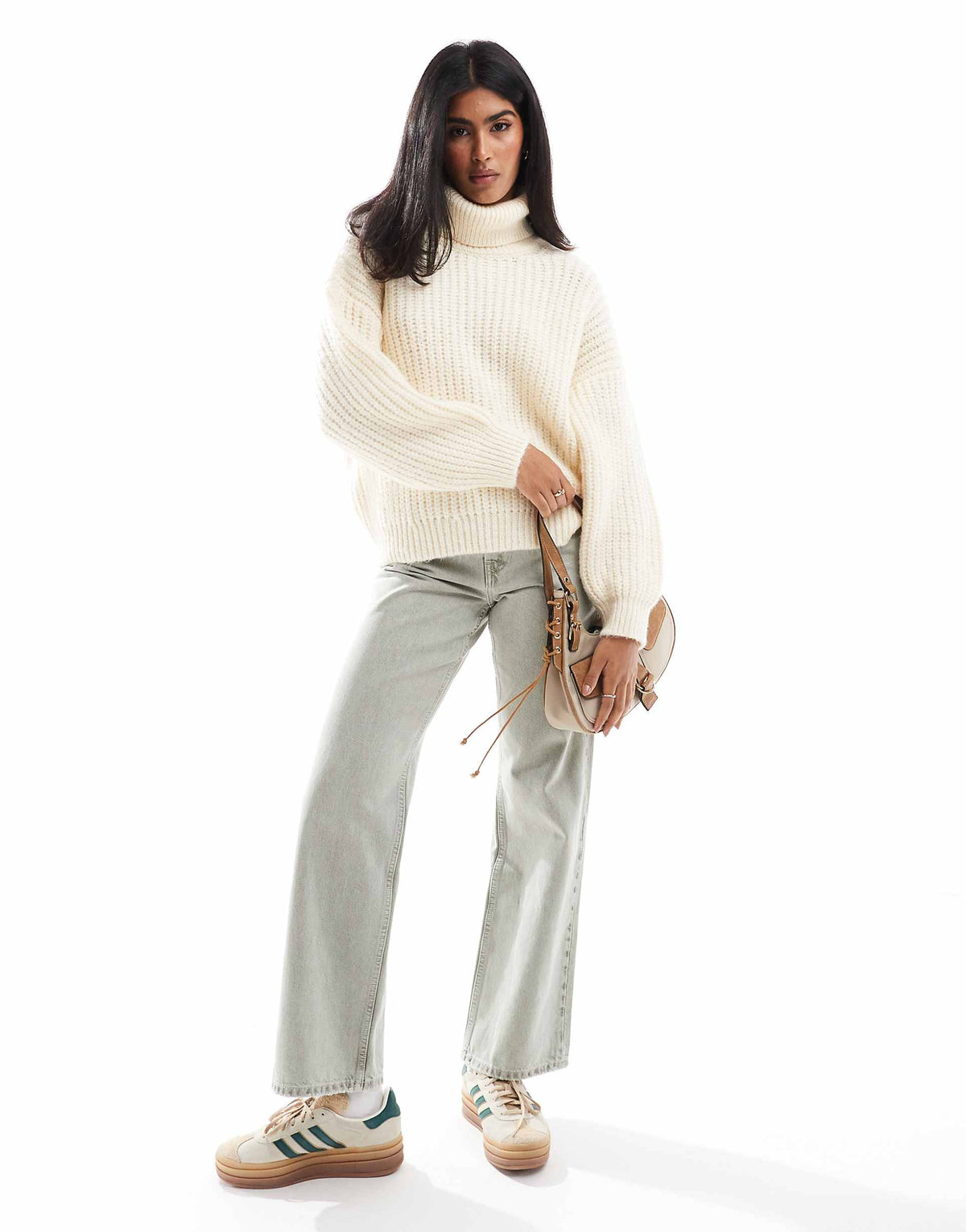 Roll Neck Chunky Jumper