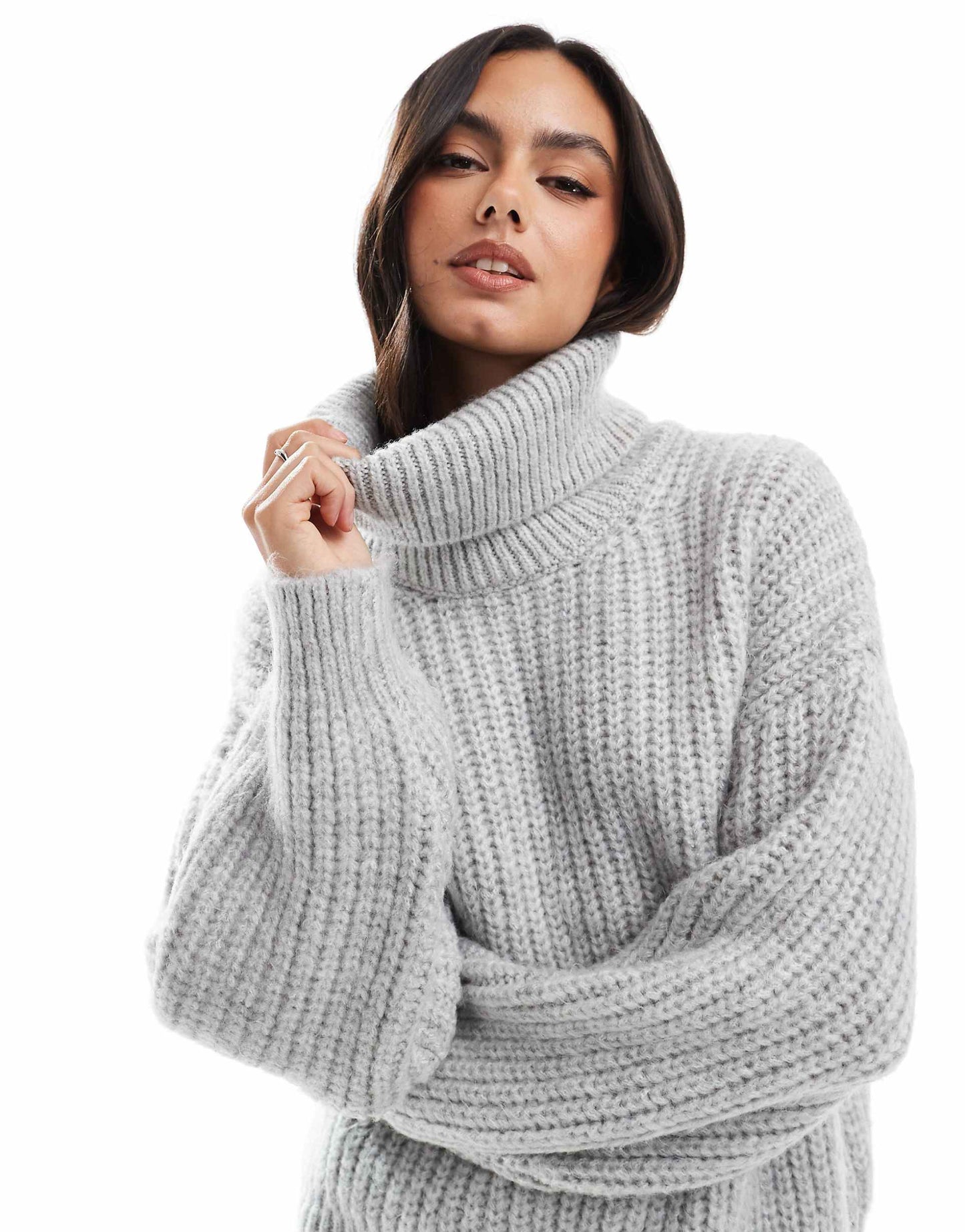 Roll Neck Chunky Jumper