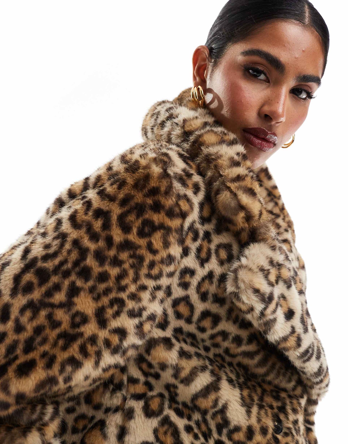 Faux Fur Cropped Jacket