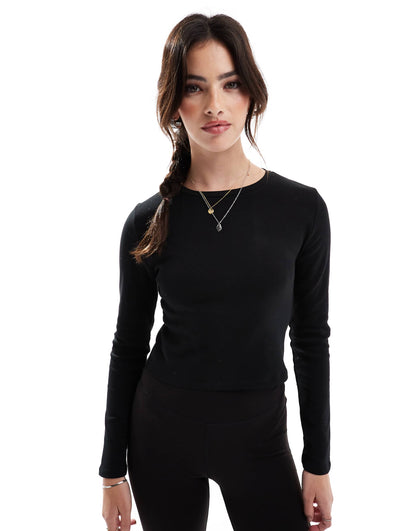 Cotton Long Sleeve Top