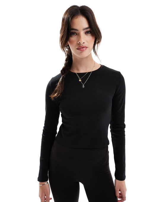 Cotton Long Sleeve Top