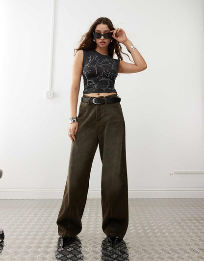 Lara Cap Sleeve Rhinestone Top