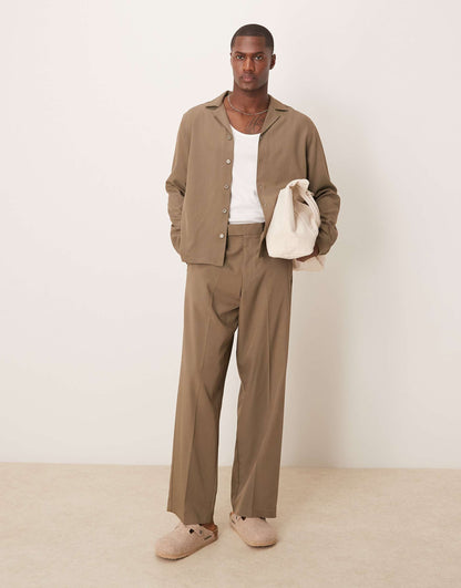 Co-Ord Boxy Revere Shirt