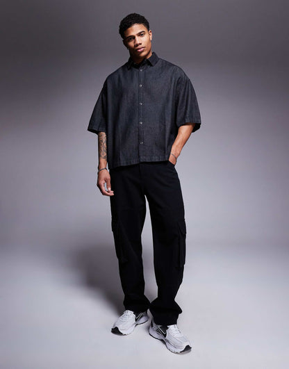 Boxy Denim Regular Shirt