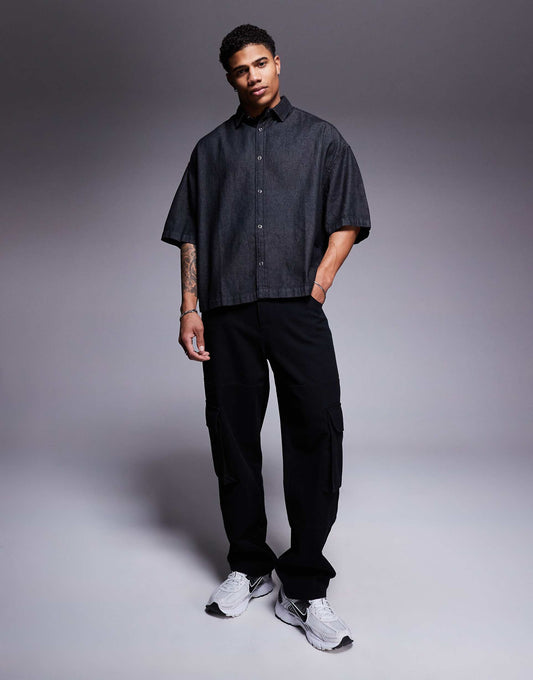Boxy Denim Regular Shirt