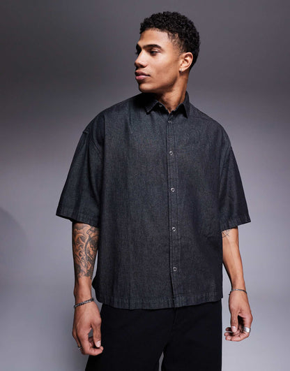 Boxy Denim Regular Shirt