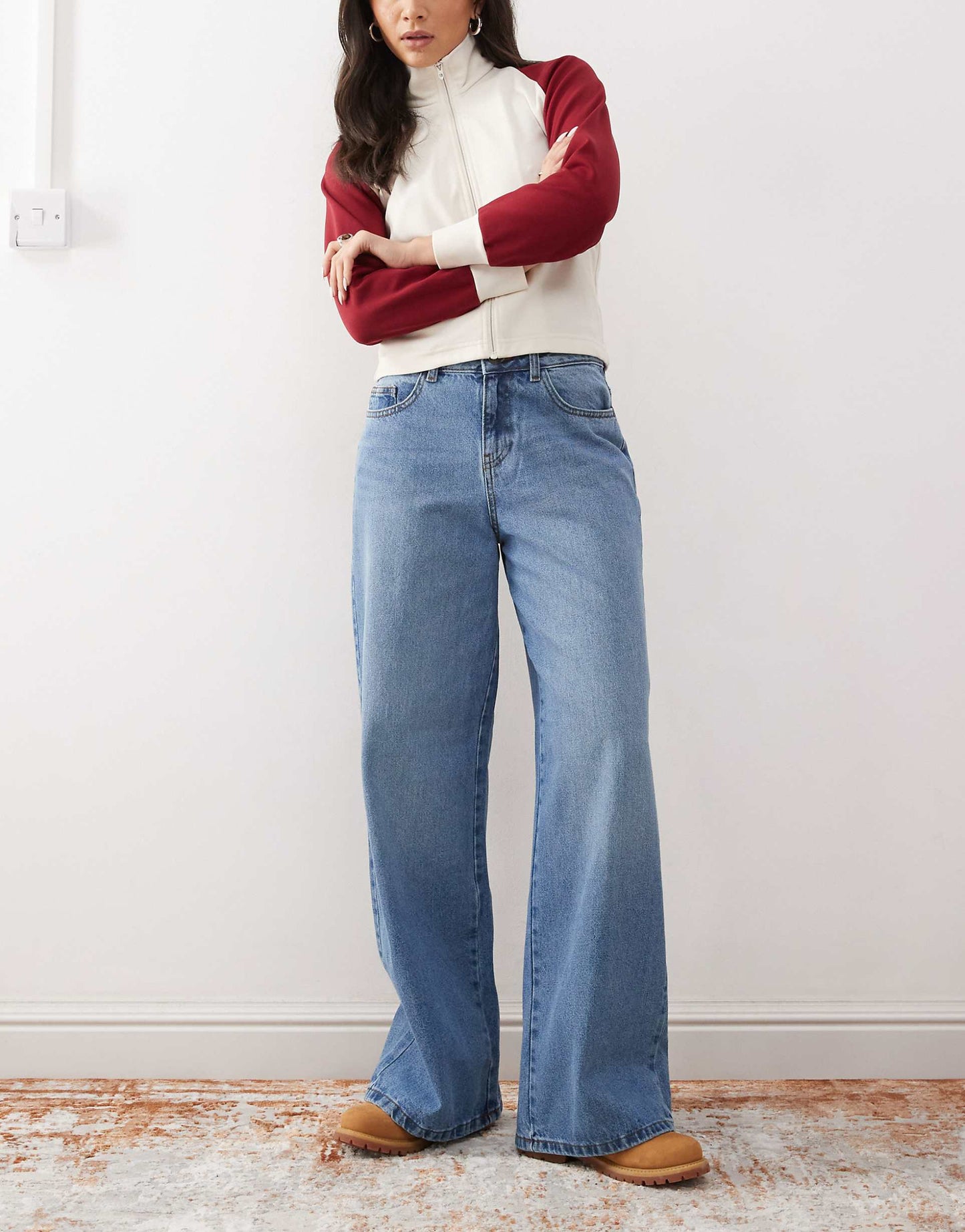 Brandy Mid Rise Loose Fit Jeans