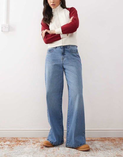 Brandy Mid Rise Loose Fit Jeans