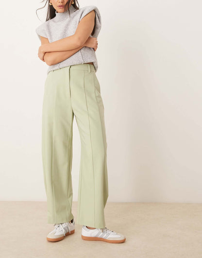 Tailored Tab Detail Trousers